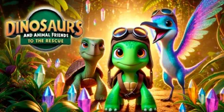 Portada de Dinosaurs and Animal Friends to the Rescue