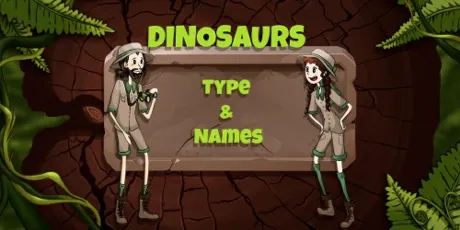 Portada de Dinosaurs: Types and Names