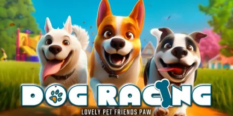 Portada de DOG RACING - LOVELY PET FRIENDS PAW