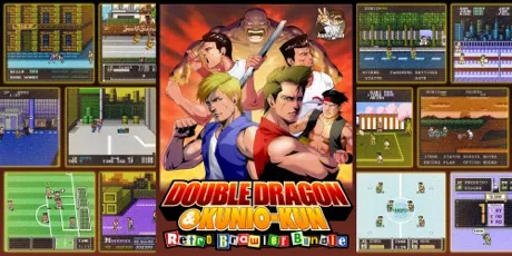 Portada de Double Dragon & Kunio-kun: Retro Brawler Bundle