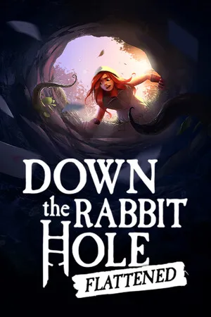 Portada de Down the Rabbit Hole Flattened
