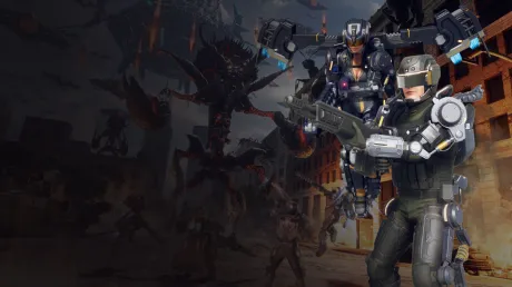 Portada de EARTH DEFENSE FORCE: IRON RAIN