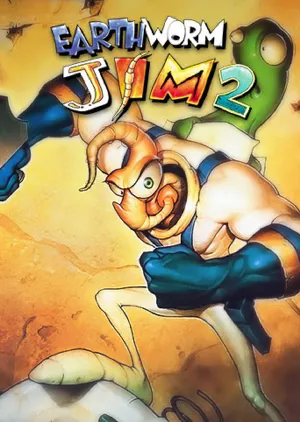 Portada de Earthworm Jim 2