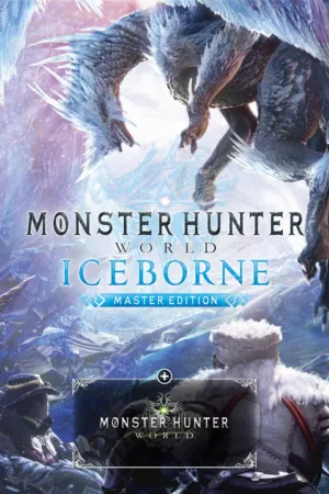 Portada de Edición maestra de Monster Hunter World: Iceborne