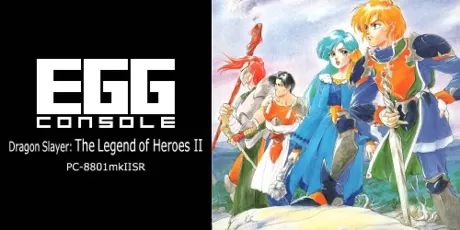 Portada de EGGCONSOLE Dragon Slayer: The Legend of Heroes II PC-8801mkIISR