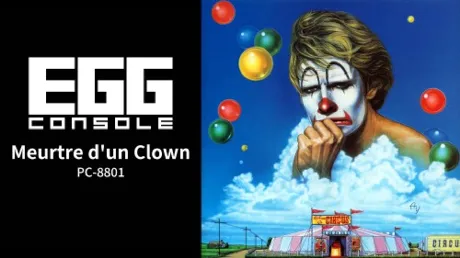 Portada de EGGCONSOLE Meurtre d'un Clown PC-8801