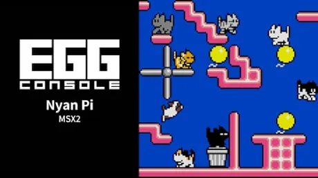 Portada de EGGCONSOLE Nyan Pi MSX2