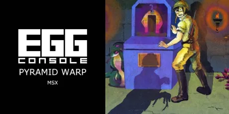 Portada de EGGCONSOLE PYRAMID WARP MSX