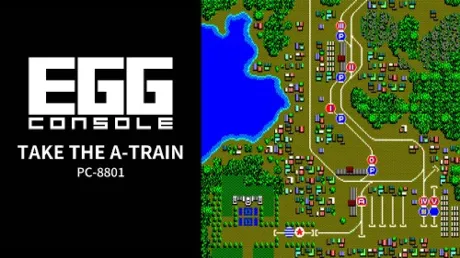 Portada de EGGCONSOLE TAKE THE A-TRAIN PC-8801