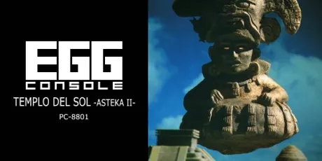 Portada de EGGCONSOLE TEMPLO DEL SOL: ASTEKA II PC-8801