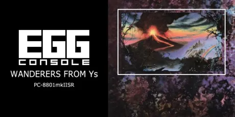 Portada de EGGCONSOLE WANDERERS FROM Ys PC-8801mkIISR