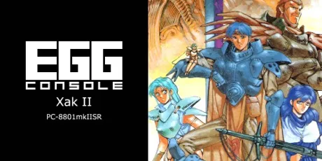 Portada de EGGCONSOLE Xak II PC-8801mkIISR