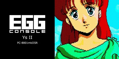 Portada de EGGCONSOLE Ys II PC-8801mkIISR