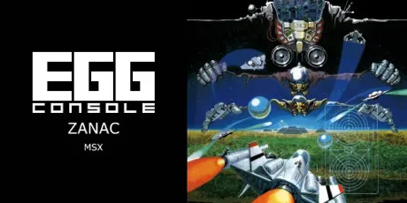 Portada de EGGCONSOLE ZANAC MSX