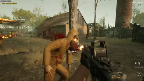 Captura de El AC130 elimina a los zombies.