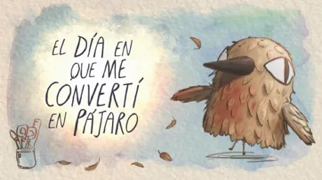 Portada de El día en que me convertí en pájaro