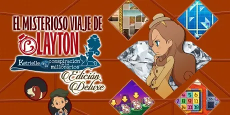 Portada de EL MISTERIOSO VIAJE DE LAYTON™: Katrielle y la conspiración de los millonarios - Edición Deluxe