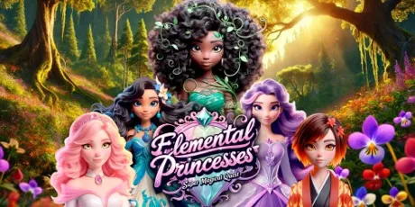 Portada de Elemental Princesses: Super Magical Quest