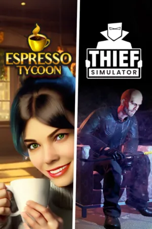 Portada de Espresso Tycoon & Thief Simulator