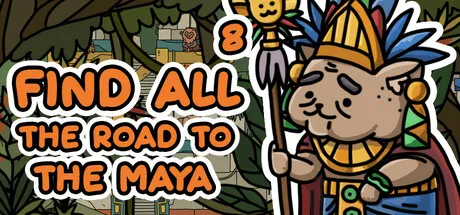 Portada de FIND ALL 8: The road to the Maya