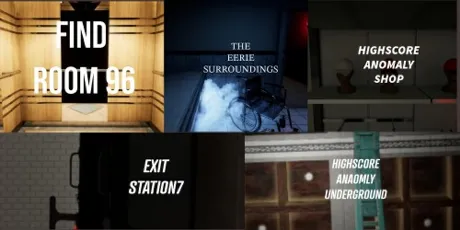 Portada de Find Room 96 + Exit Station 7 + The Eerie Surroundings +HighScore Anomaly Shop +HighScore Anomaly Underground