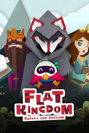 Portada de Flat Kingdom Paper's Cut Edition