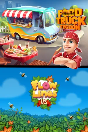 Portada de Food Truck Tycoon + Flowlines VS