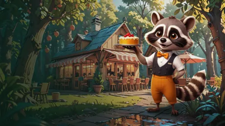 Portada de Forest Cafe Simulator