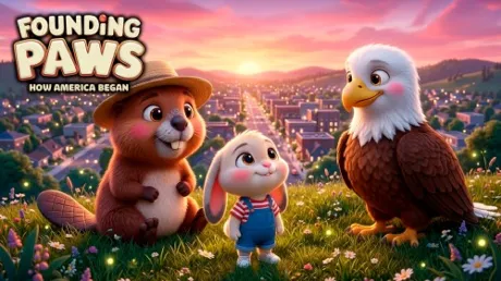 Portada de Founding Paws: How America Began