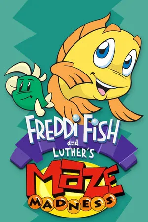 Portada de Freddi Fish and Luther's Maze Madness