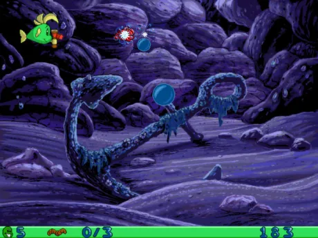 Captura de Freddi Fish and Luther's Water Worries