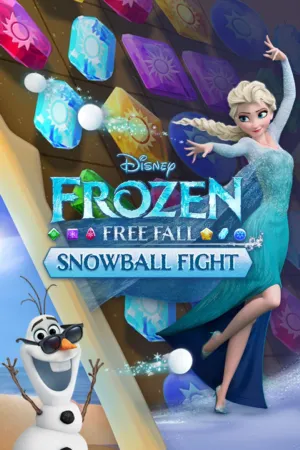 Portada de Frozen Free Fall: Batalla de bolas de nieve