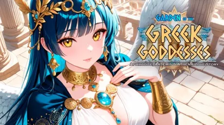 Portada de Garden of the Greek Goddesses: Aphrodite, Artemis & Athena Love Story.