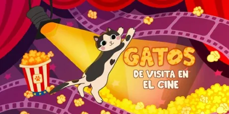Portada de Gatos de Visita en el Cine