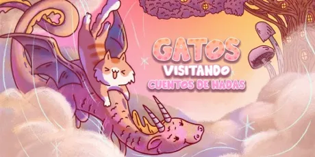 Portada de Gatos Visitando Cuentos de Hadas
