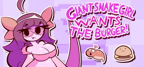Portada de Giant Snake Girl wants The Burger!