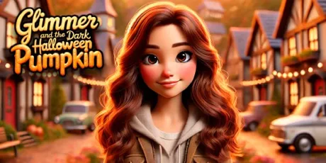 Portada de Glimmer and the Dark Halloween Pumpkin