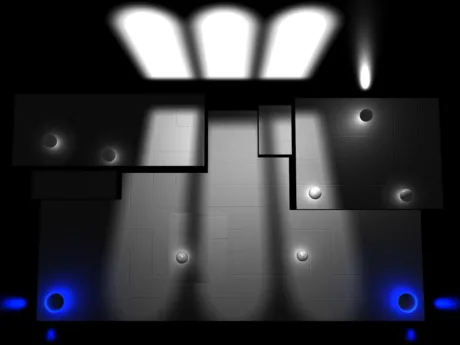 Captura de "Glow Ball" - The billiard puzzle game