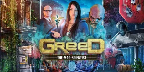 Portada de Greed: The Mad Scientist