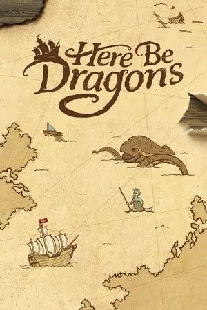 Portada de Here Be Dragons