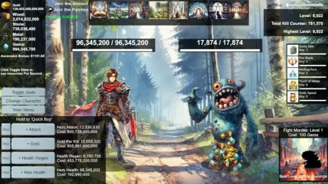 Captura de Heros and Monsters: Idle Incremental