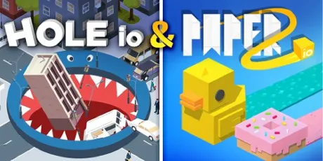 Portada de Hole io & Paper io 2