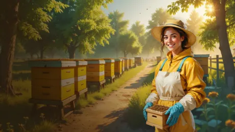 Portada de Honey Farm Simulator