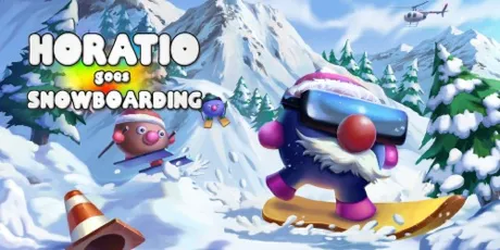 Portada de Horatio Goes Snowboarding