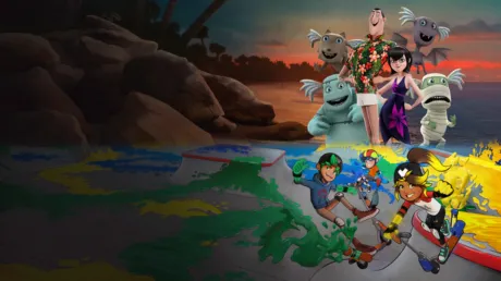 Portada de Hotel Transylvania 3 y Crayola Scoot