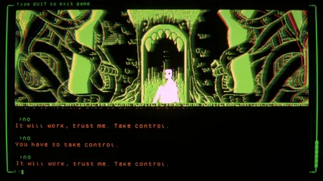 Captura de I doesn't exist - a modern text adventure