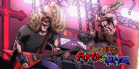 Portada de It's Raining Fists and Metal