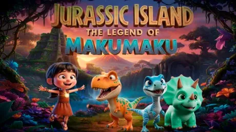 Portada de Jurassic Island: The Legend of Makumaku