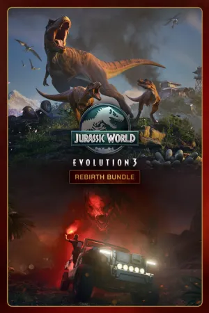 Portada de Jurassic World Evolution 3: Lote El Renacer.