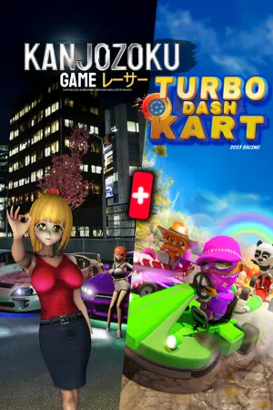 Portada de Kanjozoku Game & Turbo Dash Kart